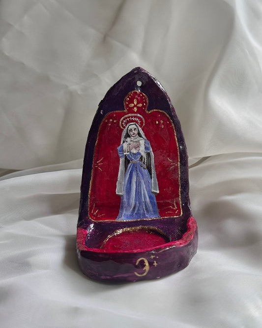 Nun and Lamb Candle Altar